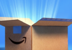 a cardboard boxes with a smile face